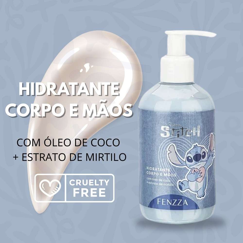 KIT STITCH SABONETE L�QUIDO E HIDRATANTE - FENZZA